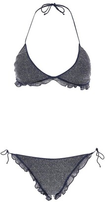 Oseree Frill Trim Bikini - ShopStyle Two Piece Swimsuits