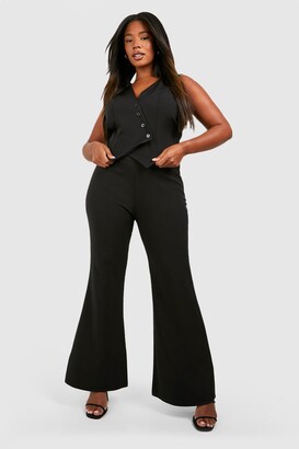 Topshop Hourglass Full Length Heavyweight Legging With Deep Waistband In  Black
