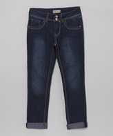 Thumbnail for your product : YMI Jeanswear Medium Wash Cuff Skinny Jeans - Girls
