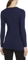 Thumbnail for your product : BCBGMAXAZRIA Jan V-Neck Long-Sleeve Top