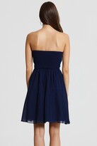 Thumbnail for your product : Little Mistress Navy Embellished Prom Dress