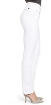 Thumbnail for your product : Jag Jeans 'Peri' Pull-On Stretch Straight Leg Jeans (White) (Regular & Petite)