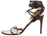 Thumbnail for your product : Dolce & Gabbana Multistrap Leather Sandals