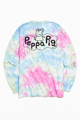 Urban Outfitters Peppa Pig Tie Dye Long Sleeve Tee Shopstyle T Shirts