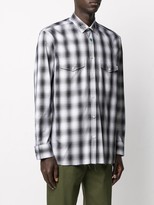 Thumbnail for your product : Golden Goose Collar Embellished Checked Shirt