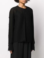 Thumbnail for your product : The Row Round Neck Ribbed Knit Top