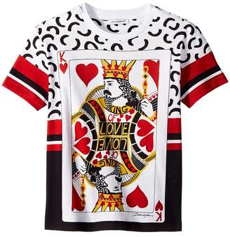 Dolce & Gabbana Kids - King of Hearts T-Shirt Boy's T Shirt