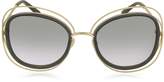Thumbnail for your product : Chloé CARLINA CE 123S Square Oversized Acetate & Metal Women's Sunglasses