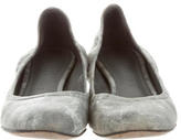 Thumbnail for your product : Vera Wang Leather Round-Toe Flats