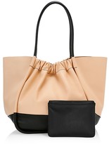 Thumbnail for your product : Proenza Schouler XL Ruched Colorblock Leather Tote