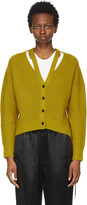 Thumbnail for your product : Proenza Schouler Green White Label Button Back Cardigan