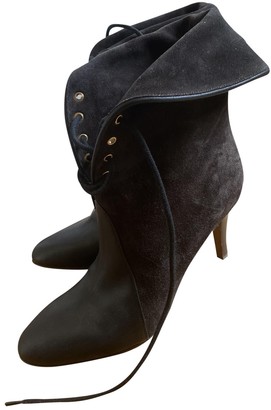 Chloé Brown Suede Ankle boots