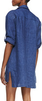 Thumbnail for your product : Milly Chambray Linen Shirtdress