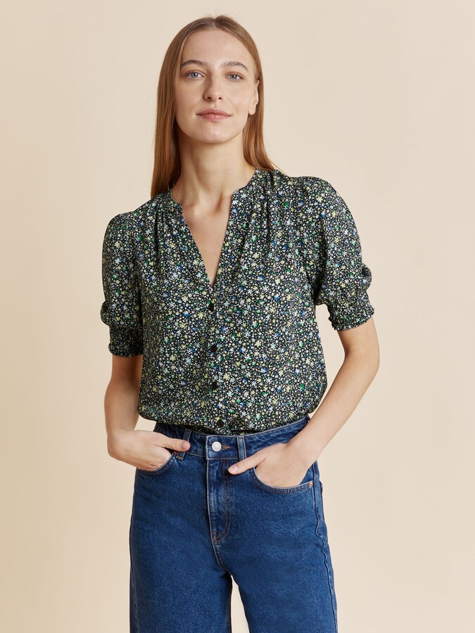 Albaray Molly Floral Blouse - ShopStyle Tops
