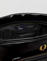Thumbnail for your product : Fred Perry Perforated Leather Holdall In Black