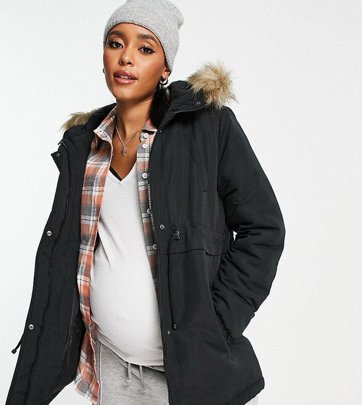 Maternity Coats Black | Shop The Largest Collection | ShopStyle