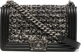 Thumbnail for your product : Chanel Pre Owned 2016 tweed Boy Chanel shoulder bag