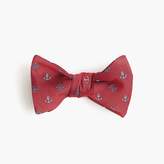 Thumbnail for your product : J.Crew Silk bow tie in red nautical print
