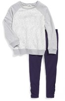 Thumbnail for your product : Splendid Jacquard Sweatshirt & Leggings (Toddler Girls & Little Girls)