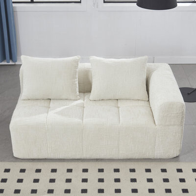 Latitude Run Elegant Chenille Sleep Sofa