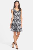 Thumbnail for your product : Betsey Johnson Lace Fit & Flare Dress