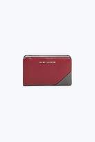 Thumbnail for your product : CONTEMPORARY Saffiano Metal Letters Compact Wallet