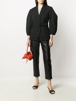 Thumbnail for your product : Lala Berlin Belted Single-Breasted Blazer