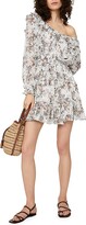 Thumbnail for your product : Marissa Webb Floral Ruffle Mini Fit and Flare Dress