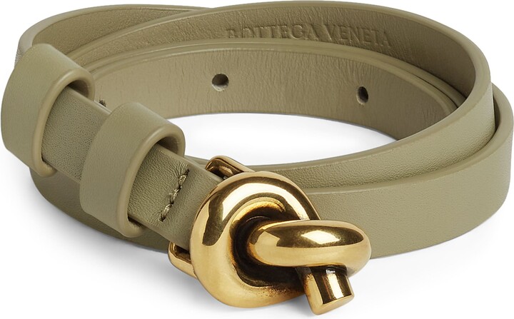 Bottega Veneta Metal Loops leather belt ShopStyle