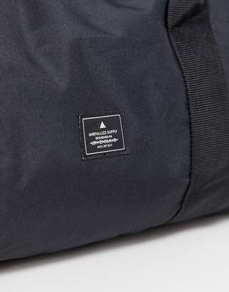 ASOS DESIGN barrel bag in black