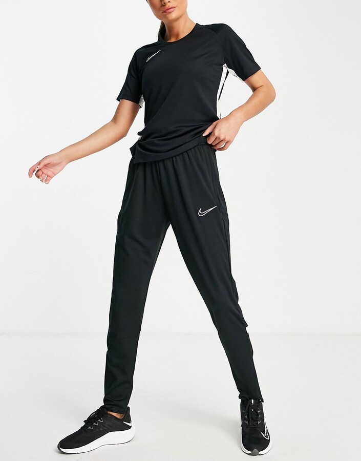 Nike Football Nike Soccer Dri-FIT Academy pants in black/white - ShopStyle