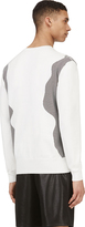 Thumbnail for your product : Public School Ivory & Black Wave Rib Sweater