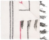 Thumbnail for your product : Denis Colomb striped large scarf