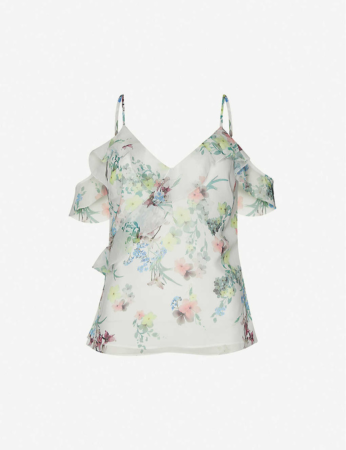 ted baker aiya ruffle top