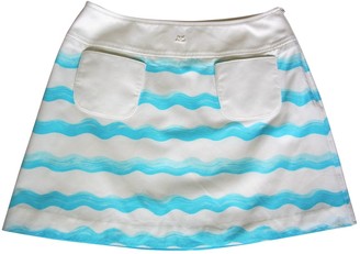Courreges White Cotton Skirt for Women Vintage