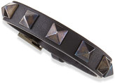 Thumbnail for your product : Valentino Small Rockstud Noir Leather Buckled Bracelet, Black
