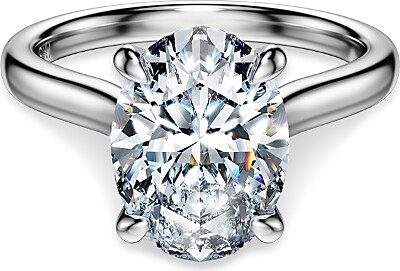 Swarovski Eternity Certified Lab Grown Diamond Oval Engagement Ring