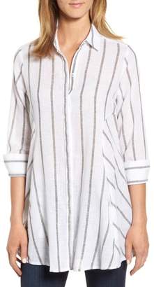 Foxcroft Stripe Tunic Shirt