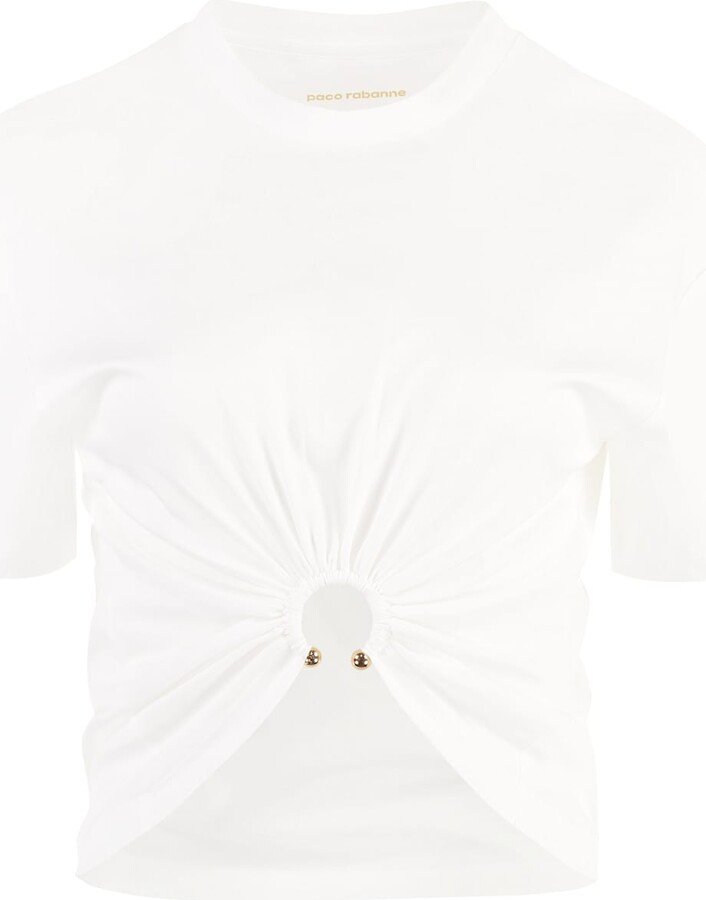 Paco Rabanne Cotton Crew-neck T-shirt
