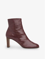 Thumbnail for your product : Whistles Daphne block-heel leather ankle boots