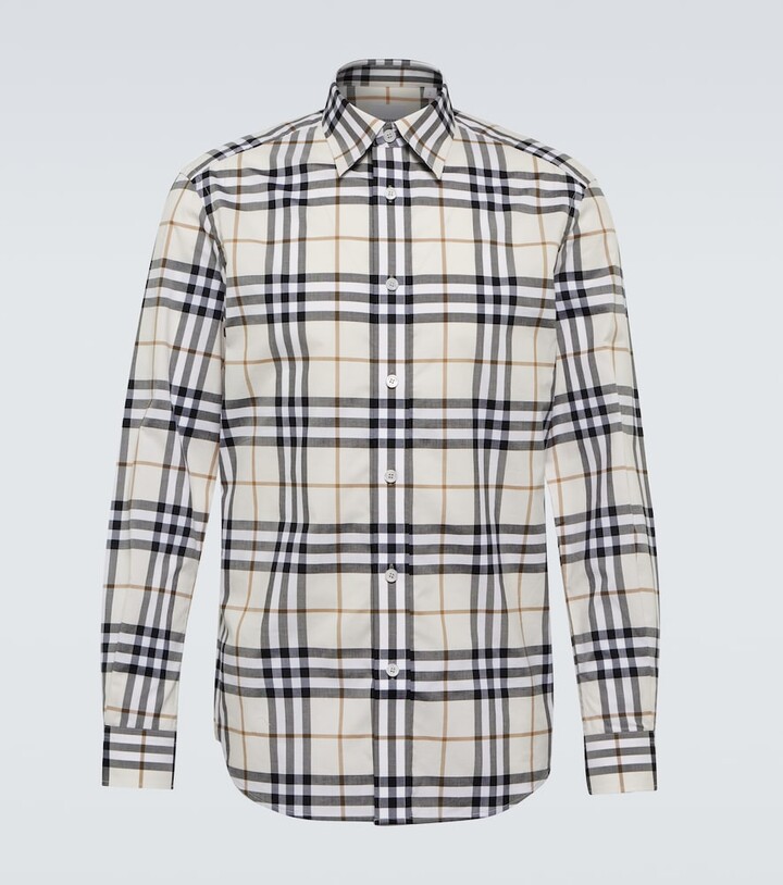 mens burberry shirt xxl