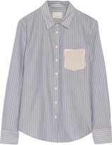 Thumbnail for your product : Band Of Outsiders Easy striped cotton shirt
