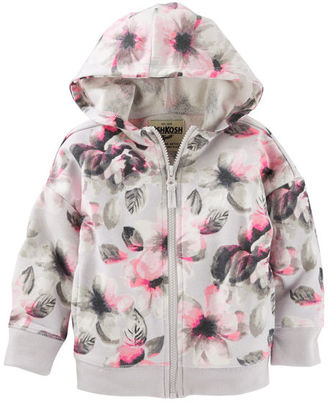 Osh Kosh Floral French Terry Active Hoodie