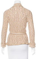 Thumbnail for your product : Chanel Metallic Belted Cardigan