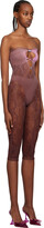 Thumbnail for your product : POSTER GIRL Brown & Pink Coco Jumpsuit