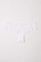 Thumbnail for your product : H&M Lace Hipster Briefs - White - Women
