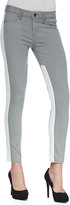 Thumbnail for your product : Paige Denim Quinn Two-Tone Stretch Skinny Jeans