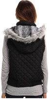 Thumbnail for your product : Dollhouse Diamond-Quilted Zip-Front with Knit Bottom
