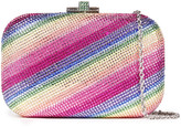 Thumbnail for your product : Judith Leiber Crystal-embellished Silver-tone Clutch
