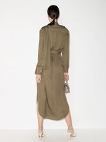 Thumbnail for your product : Roland Mouret Northcott silk shirtdress